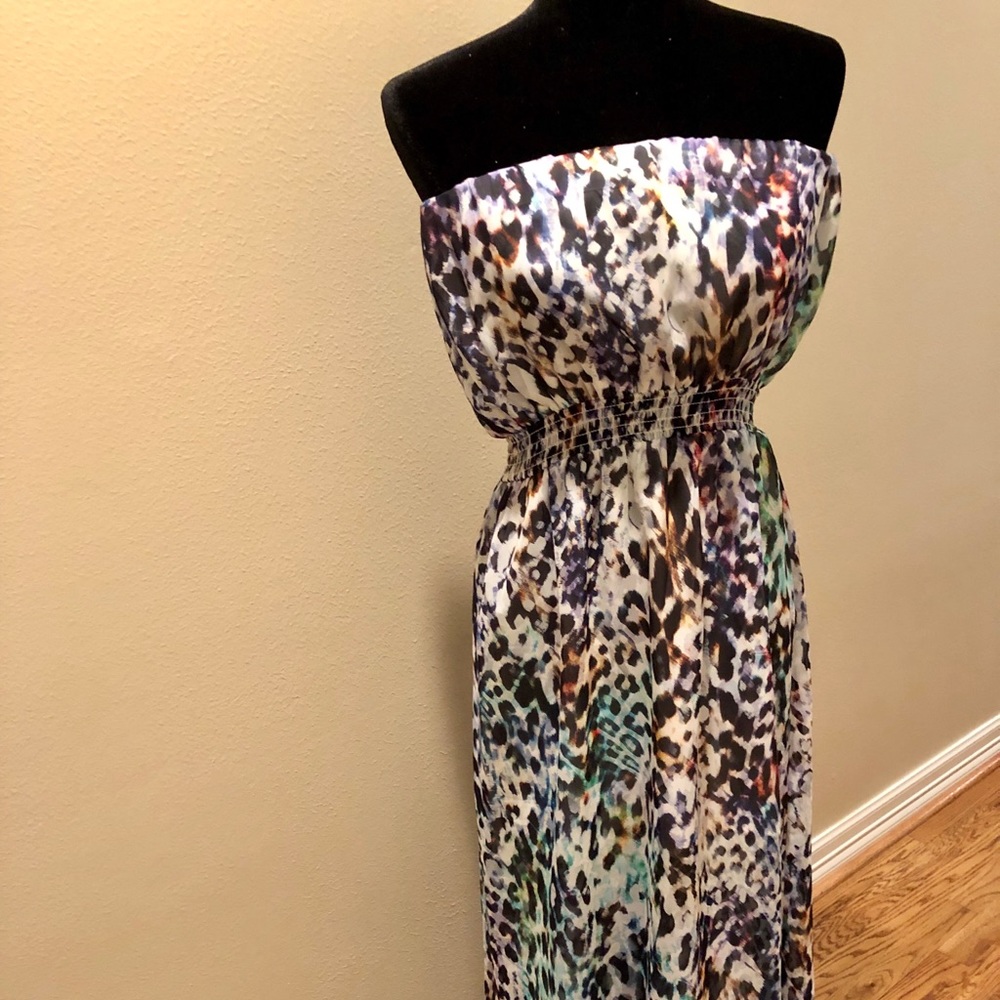 Top shop strapless maxi dress